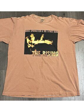 Bruce Springsteen E Street Band The Rising Tour T-Shirt 2002 Large Vtg Concert